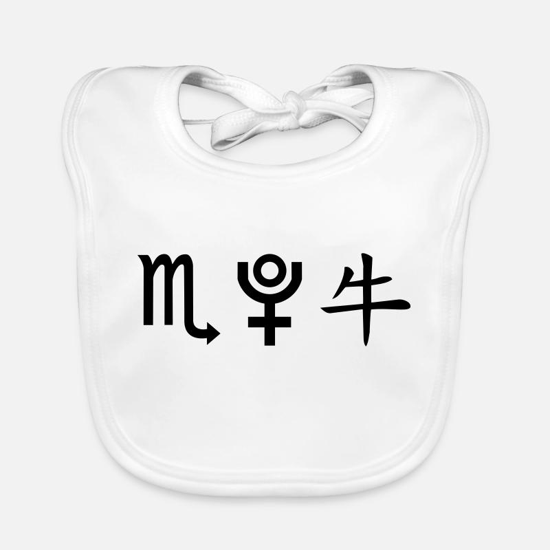 Scorpio Pluto Ox Organic Baby Bibs