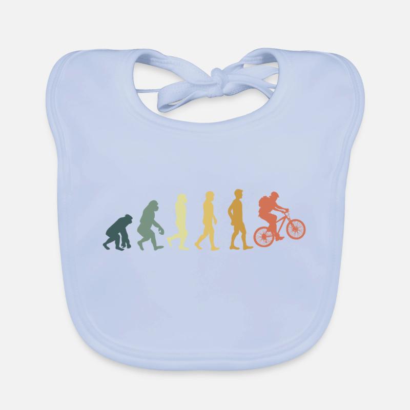 Evolution cycliste Bavoir bio Bébé