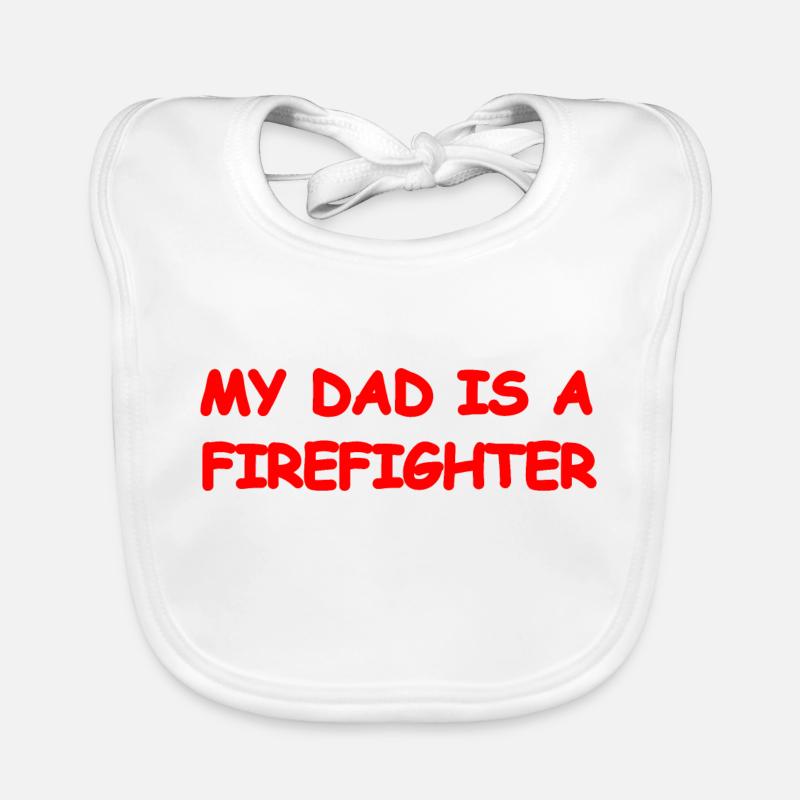 Pompiers Bavoir bio Bébé