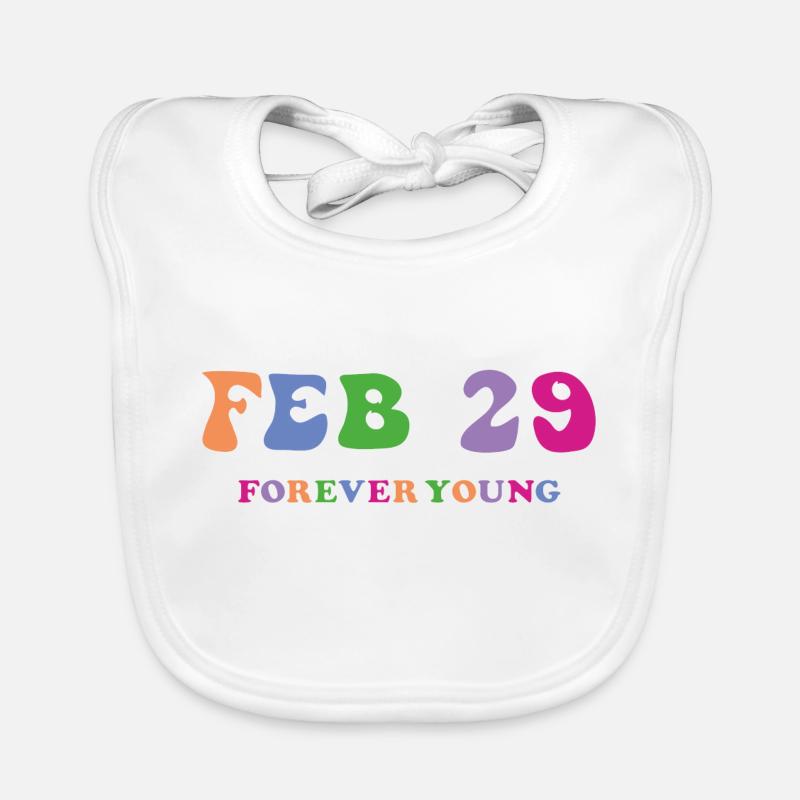 29 février Forever Young Bavoir bio Bébé