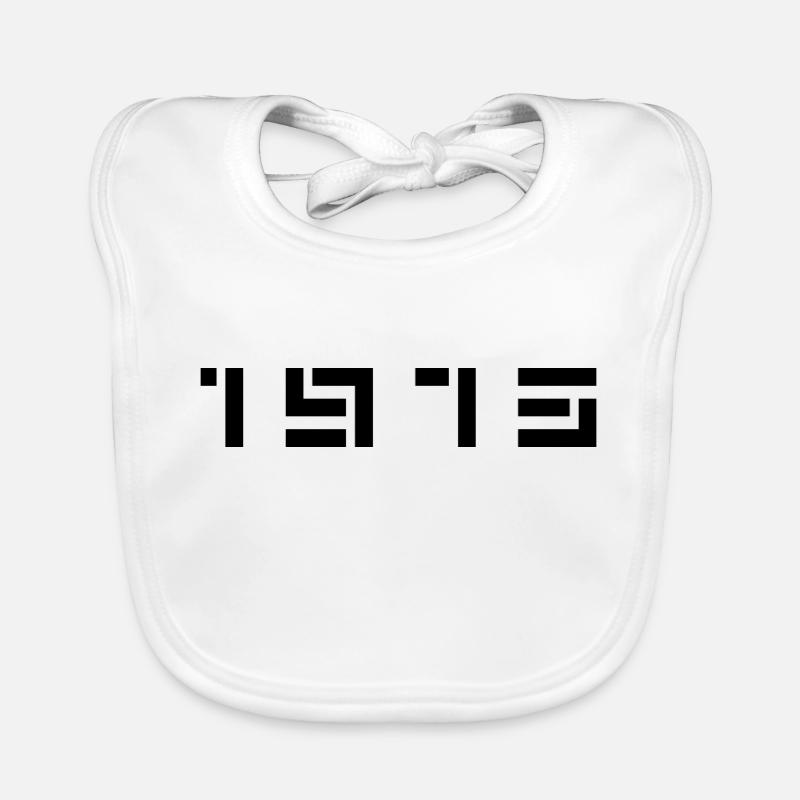Année de naissance Anniversaire Né(e) en 1973 Bavoir bio Bébé