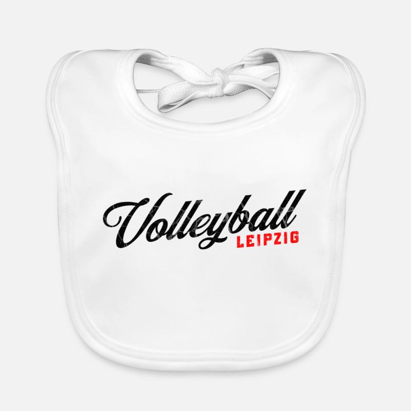 Volleyball Design Leipzig Baby Bio-Lätzchen