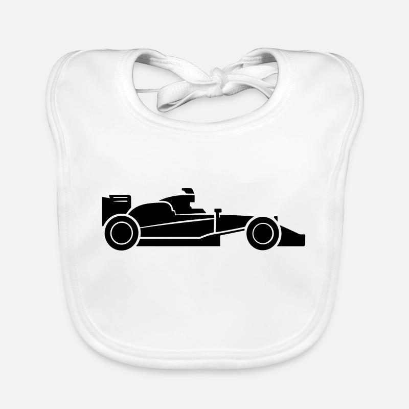 Race car Organic Baby Bibs