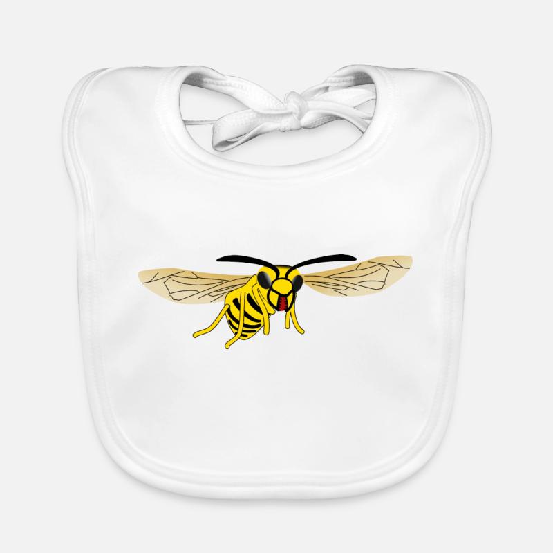 Hornet Wasp Organic Baby Bibs