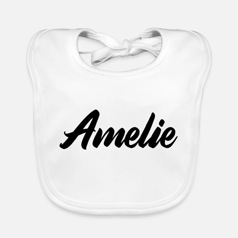 amelie name Baby Bio-Lätzchen