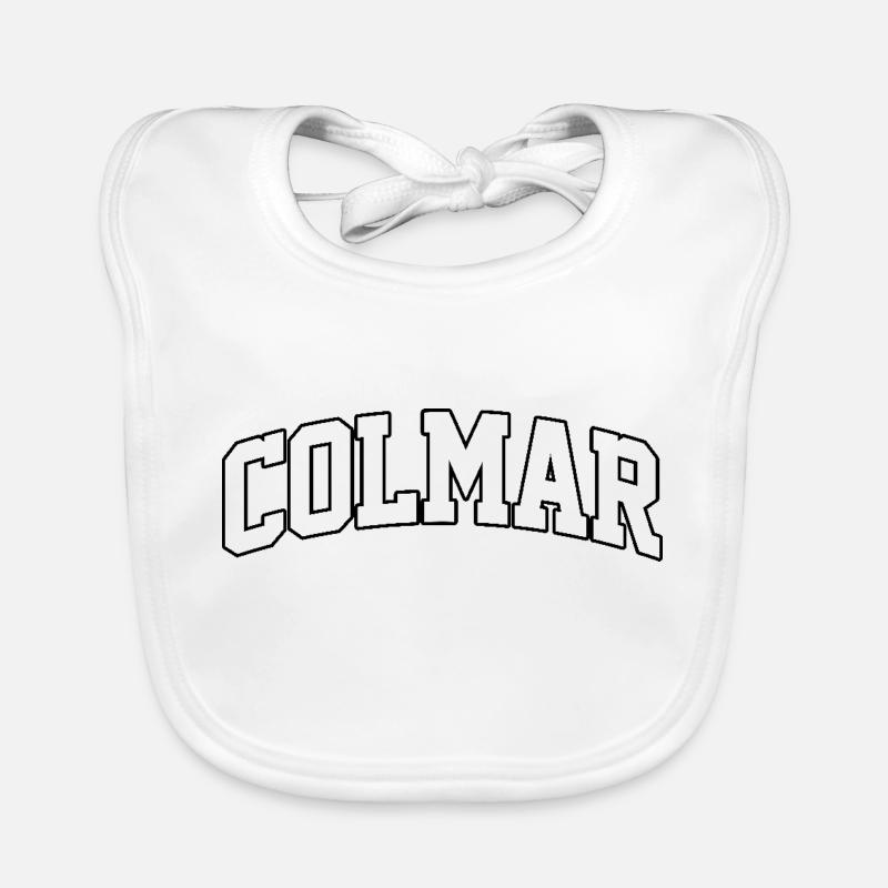 Colmar-Logo: College-Design mit elsässischem Charme Baby Bio-Lätzchen