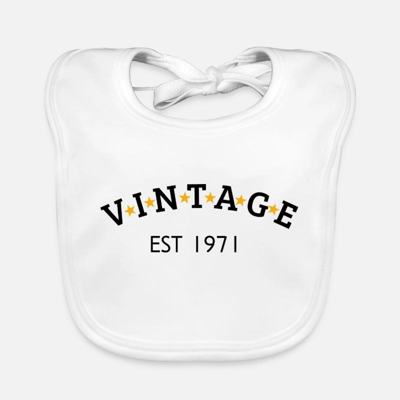 Vintage est 1971 Bavoir bio Bébé