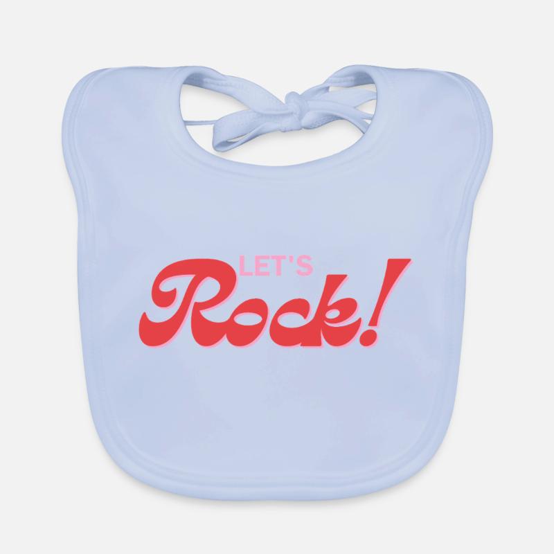 Faisons du rock - Rock & Roll Bavoir bio Bébé