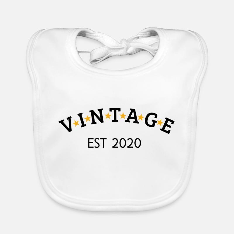 Vintage est 2020 Bavoir bio Bébé