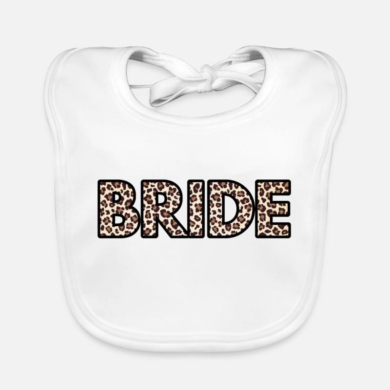 Leopard strap Organic Baby Bibs