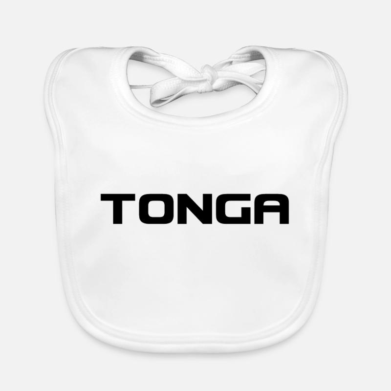 Tonga Logo - Pacific - Polynesien - Südsee Baby Bio-Lätzchen