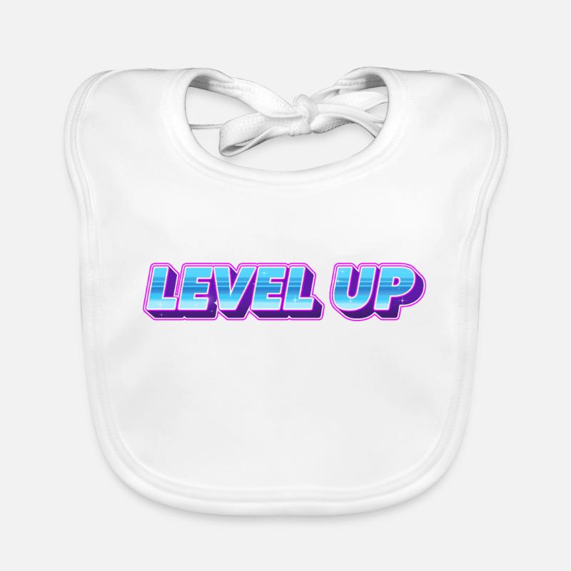 level up Organic Baby Bibs