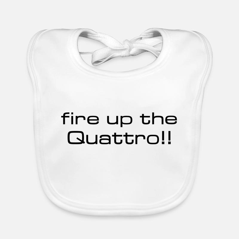fire up the quattro Organic Baby Bibs