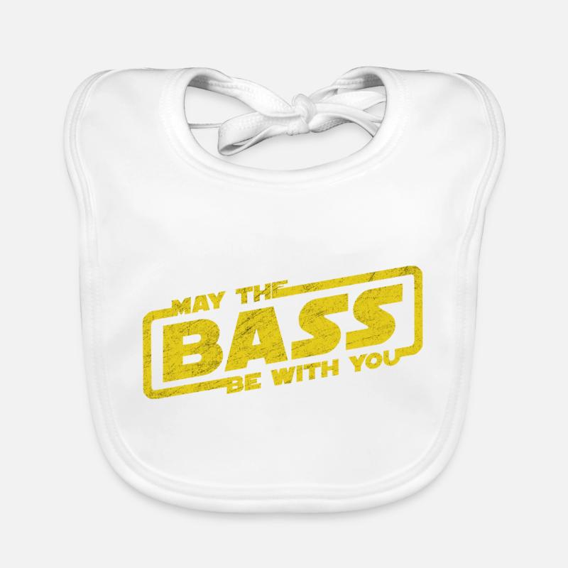 Que la basse soit avec toi Electro Party Techno EDM Bavoir bio Bébé