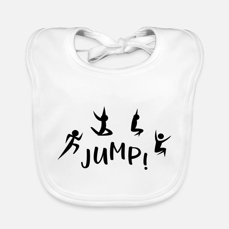 long jump Organic Baby Bibs