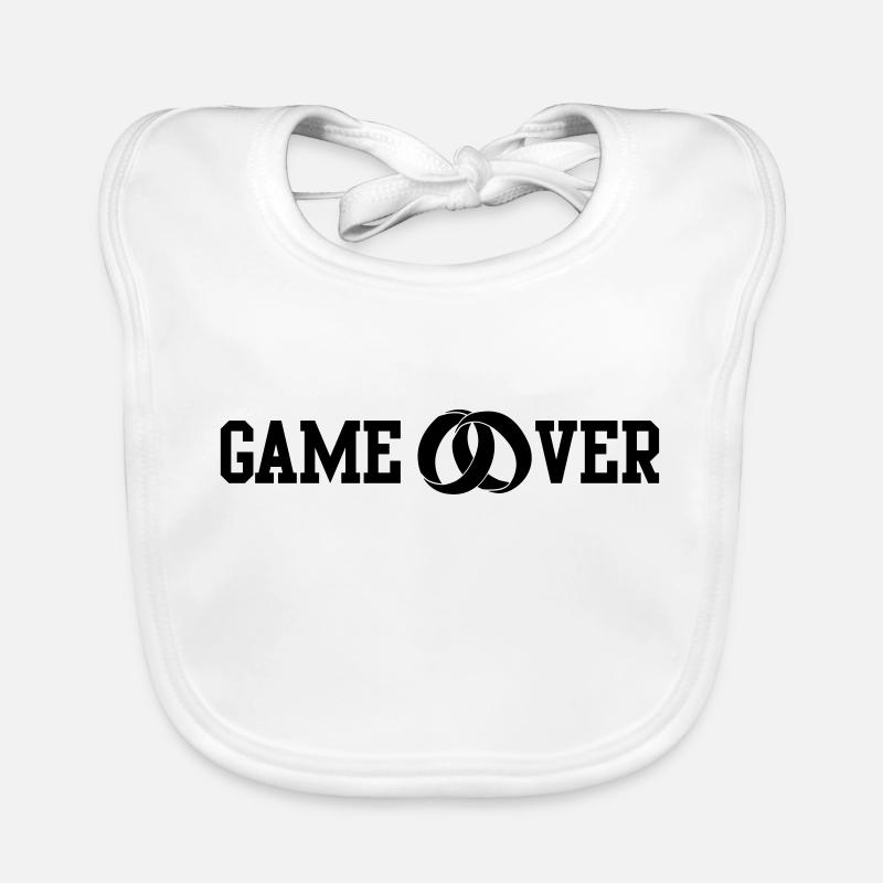 game over Organic Baby Bibs