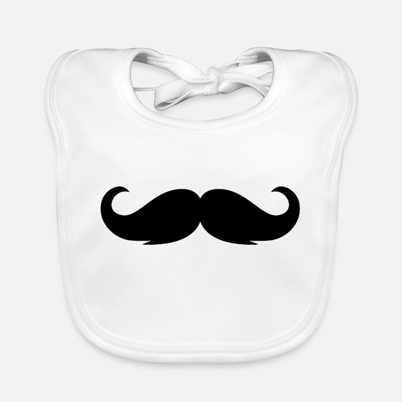 Overskæg Hagesmække af økologisk bomuld