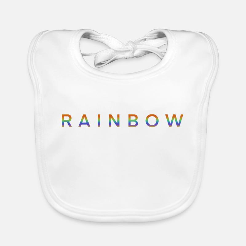 Regenbogen Baby Bio-Lätzchen