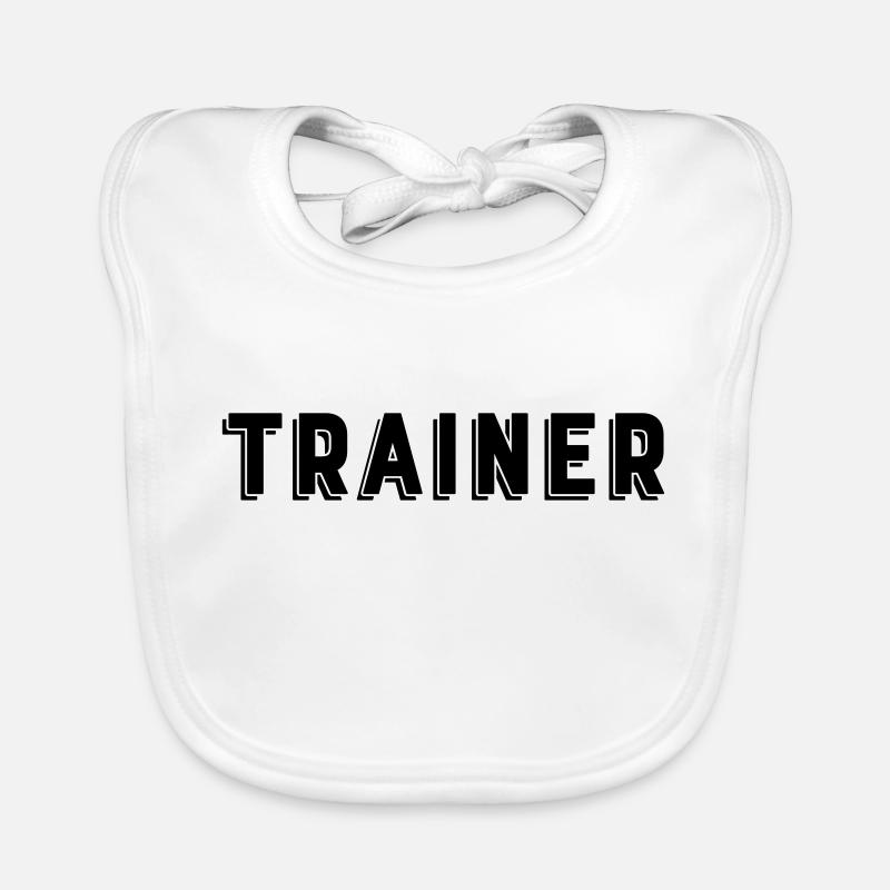 Trainer - Baby Bio-Lätzchen - Weiß