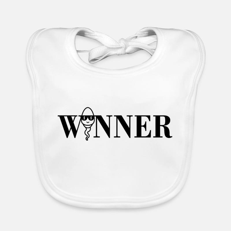 Winner sperm Organic Baby Bibs