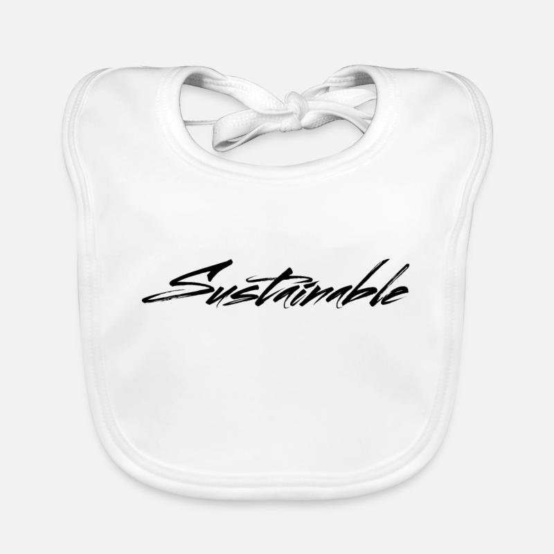Sustainable Nachhaltigkeit Geschenk Umweltschutz Baby Bio-Lätzchen