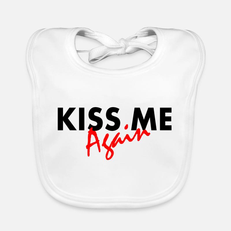 Kiss me again Bavoir bio Bébé