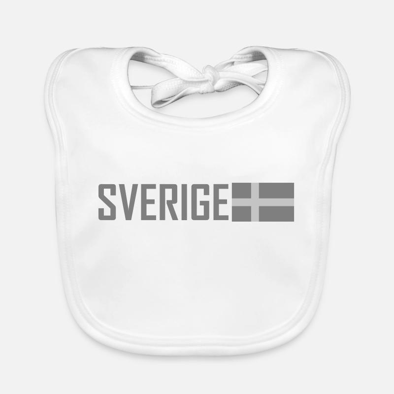 Tactical grey Sweden Organic Baby Bibs