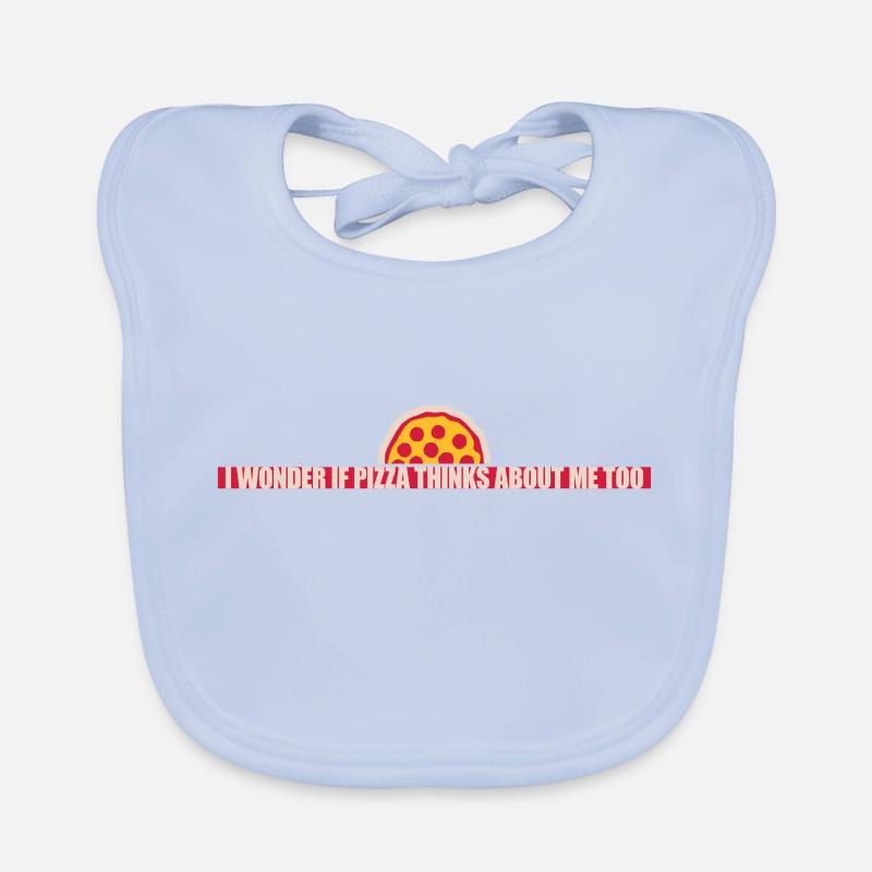 La pizza pense à moi Bavoir bio Bébé