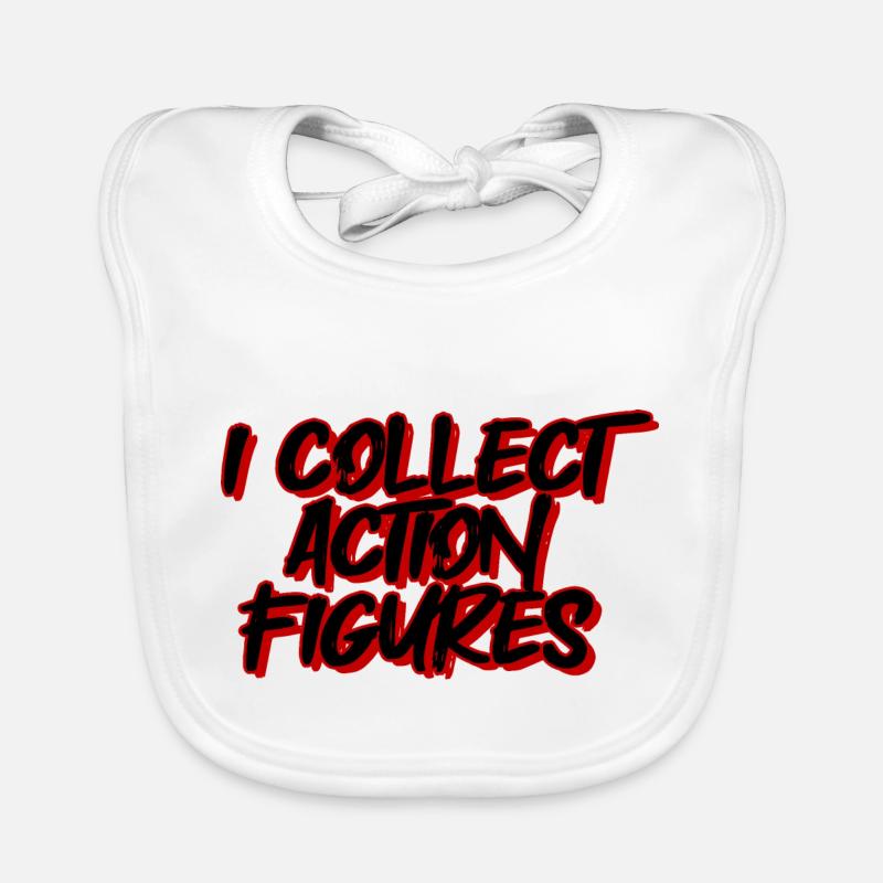 I Collect Action Figures 4 Organic Baby Bibs