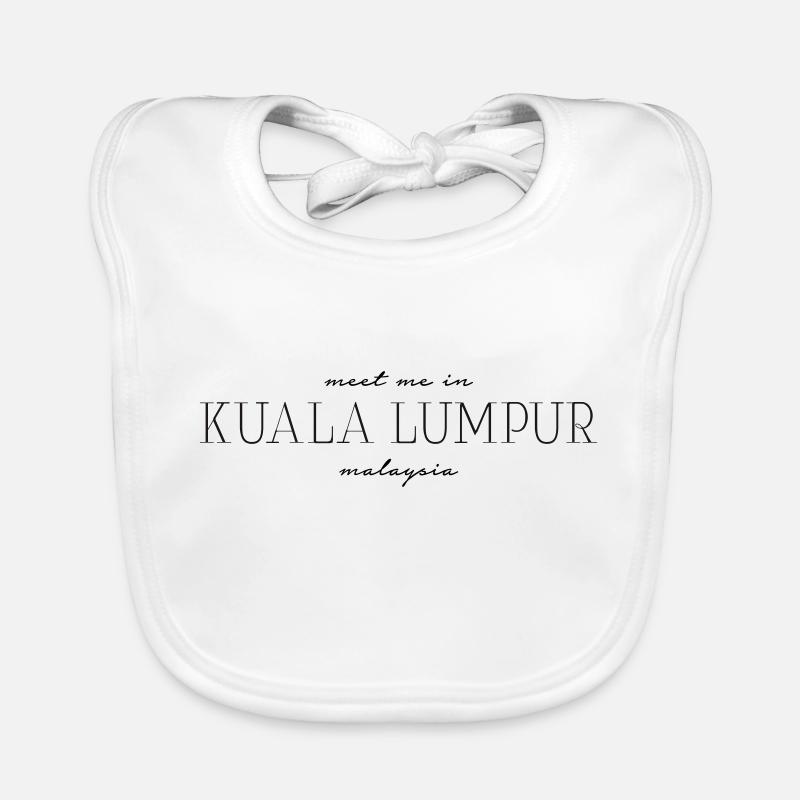 Rencontrez-moi à Kuala Lumpur Bavoir bio Bébé