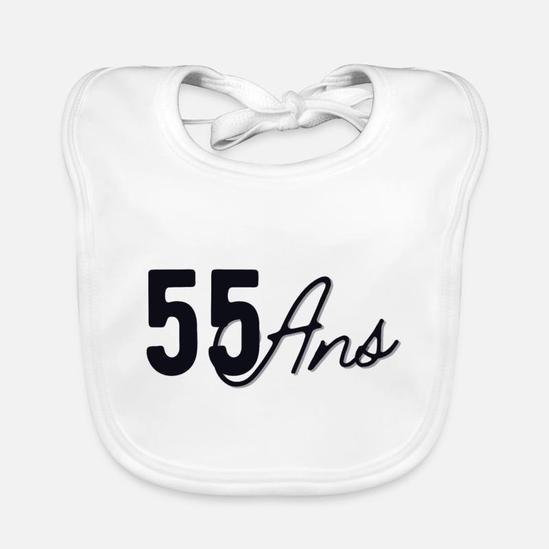 55 Ans Bavoir bio Bébé