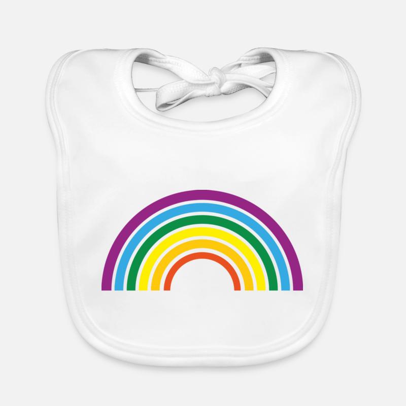 Un arc en ciel Bavoir bio Bébé