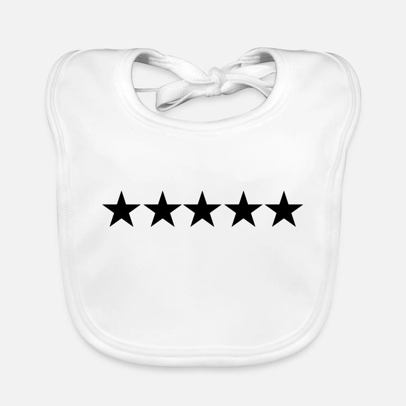 stars Bavoir bio Bébé