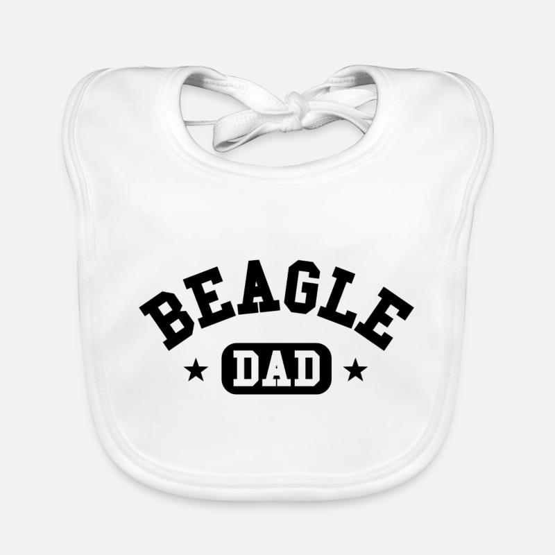 beagle dad Organic Baby Bibs