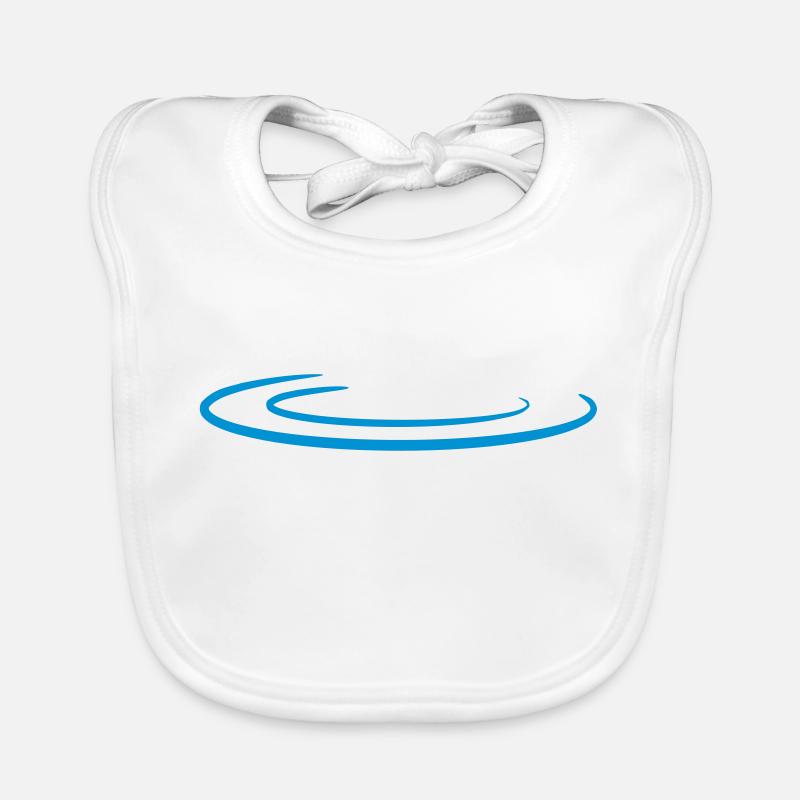 Water Drop Wave Baby Bio-Lätzchen