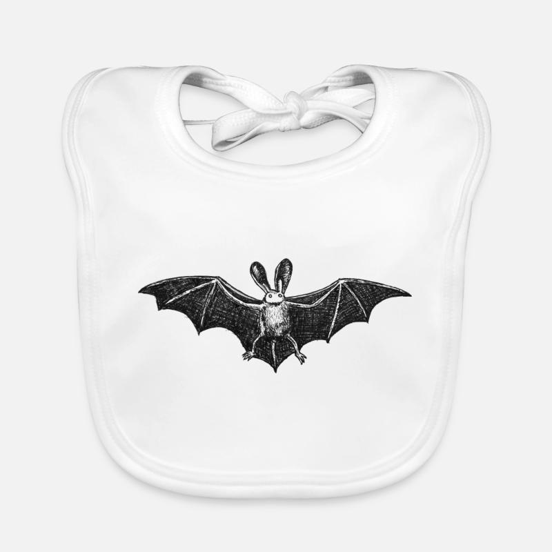 Bat Organic Baby Bibs