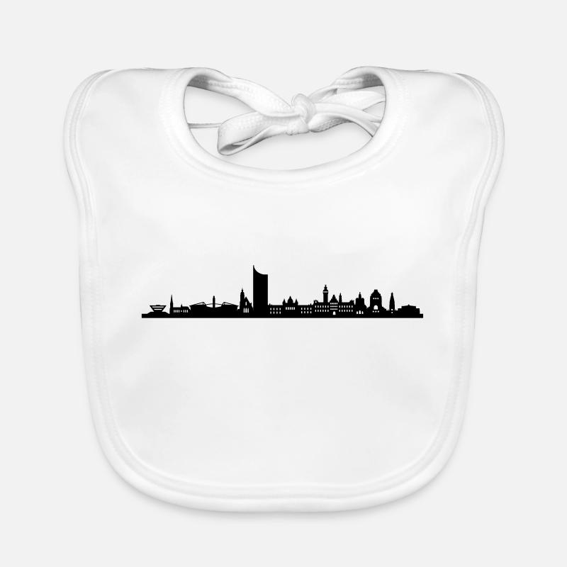 Skyline Leipzig Baby Bio-Lätzchen