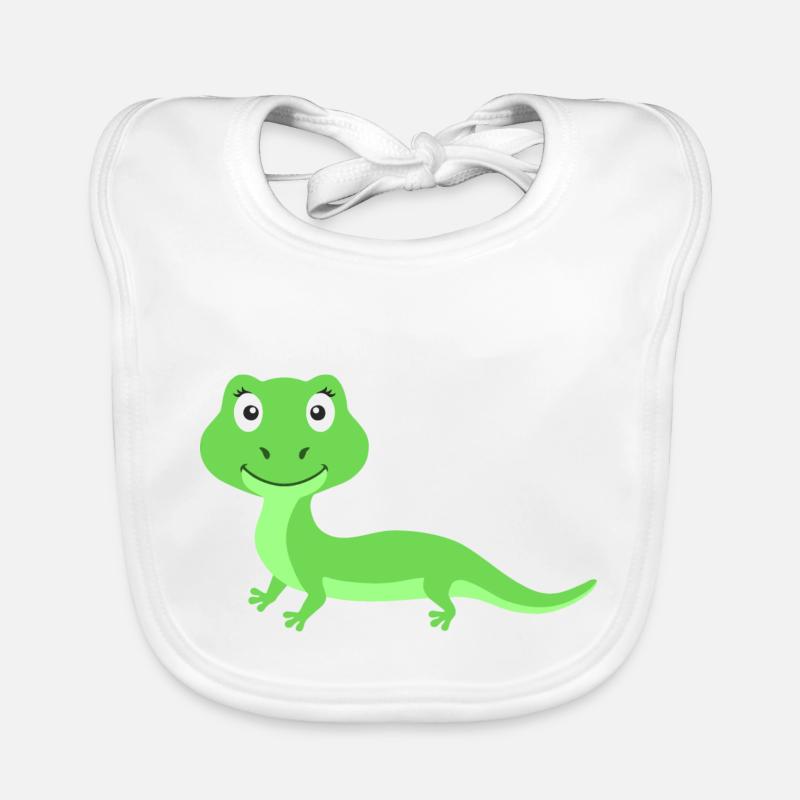 Eidechse Baby Bio-Lätzchen