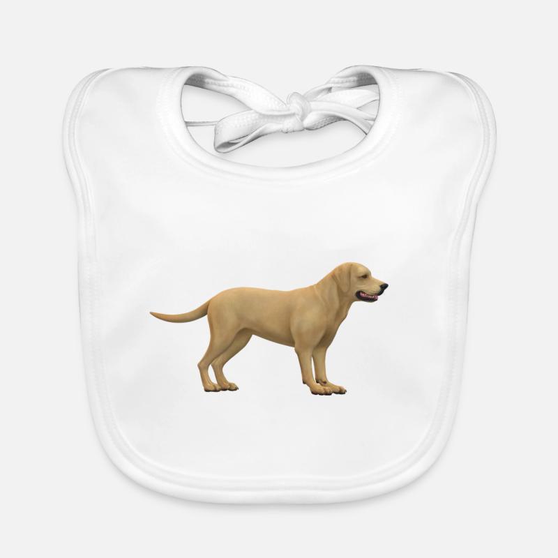 Conception de chiens Bavoir bio Bébé