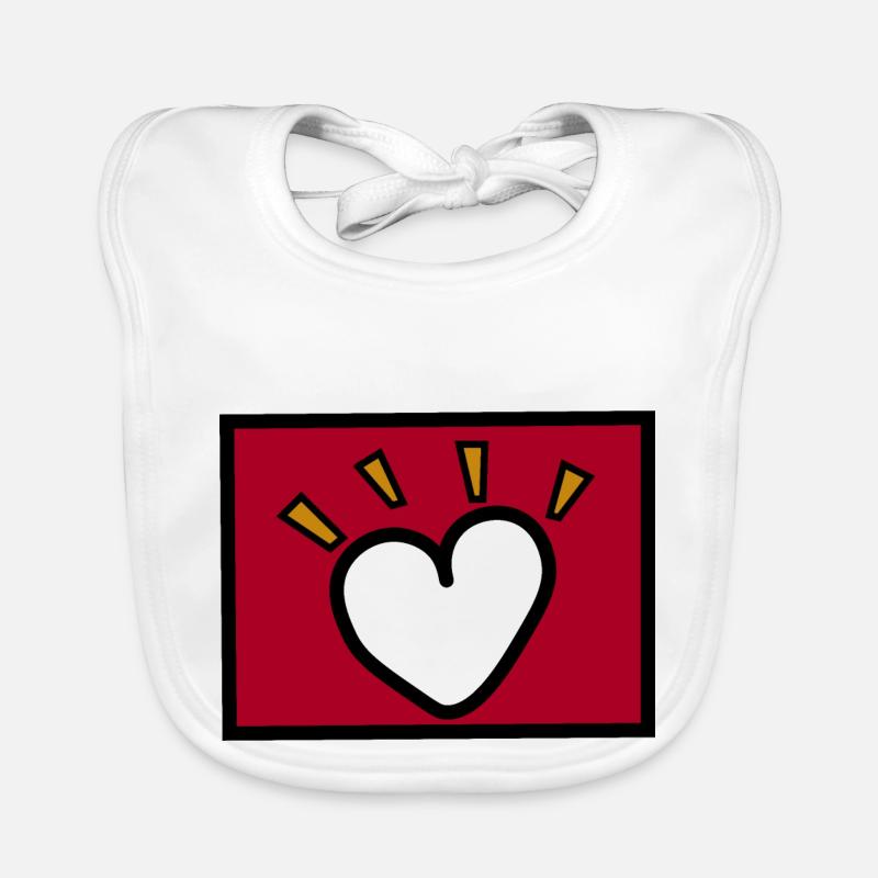 Lieben ist dringend Baby Bio-Lätzchen