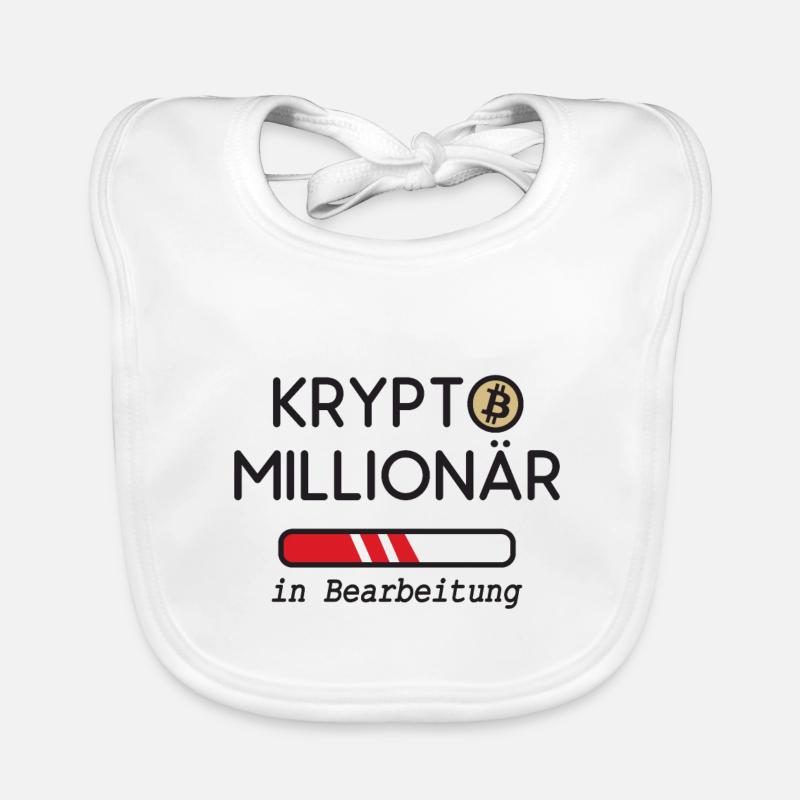 Crypto millionnaire en traitement Bavoir bio Bébé