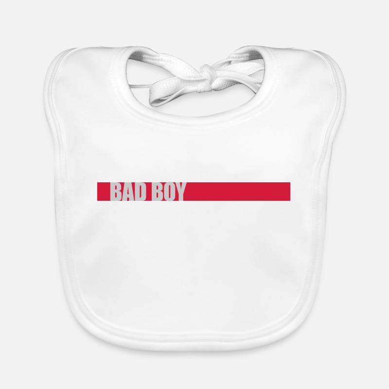 Spruch Bad Boy Baby Bio-Lätzchen