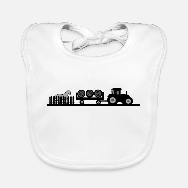 Traktor Baby Bio-Lätzchen