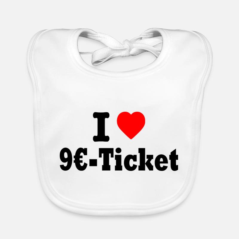 9 euro ticket Baby Bio-Lätzchen