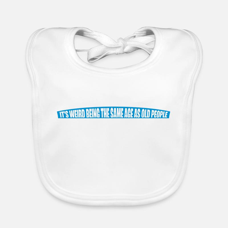 being old people age Organic Baby Bibs