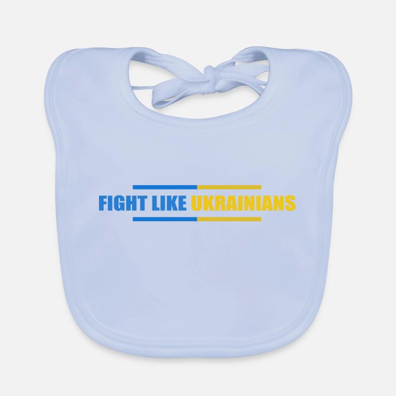 se battre comme l’ukrainien Bavoir bio Bébé