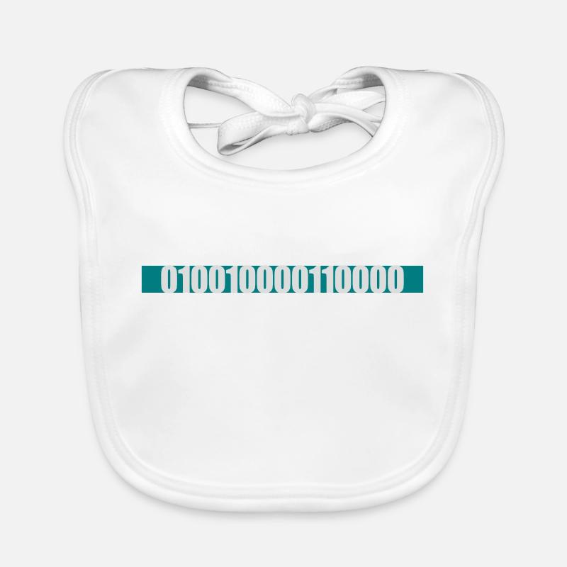 Binär Code Programm Sprache Baby Bio-Lätzchen