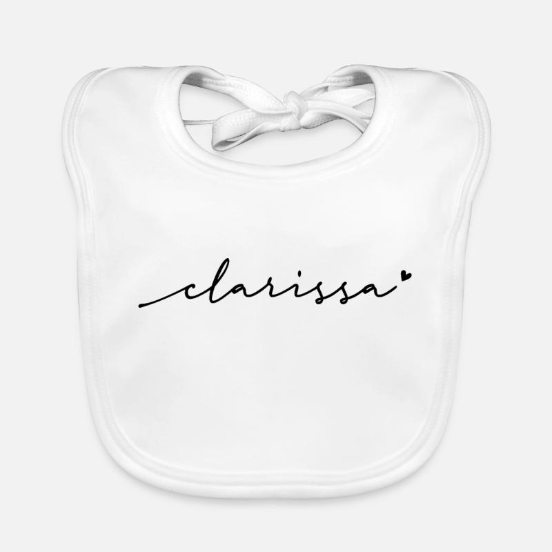 Nom cursif de Clarissa Bavoir bio Bébé