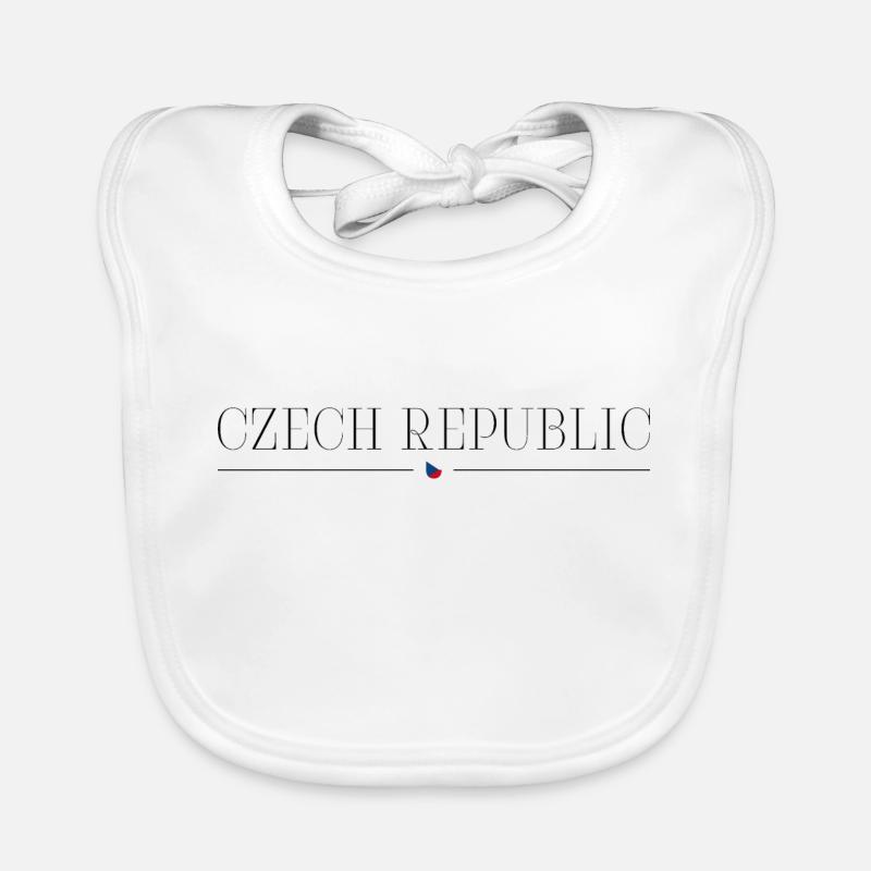J’aime la République tchèque Bavoir bio Bébé