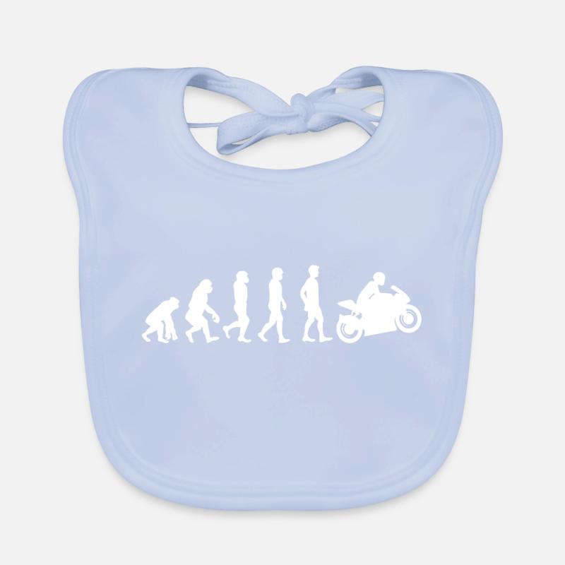 Evolution moto Bavoir bio Bébé